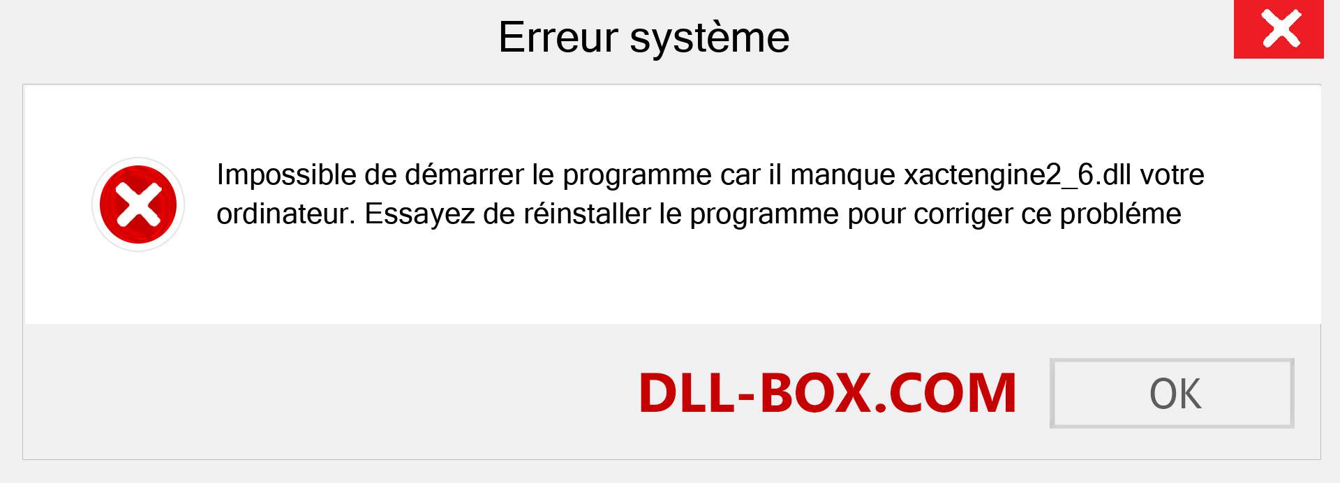 Le fichier xactengine2_6.dll est manquant ?. Télécharger pour Windows 7, 8, 10 - Correction de l'erreur manquante xactengine2_6 dll sur Windows, photos, images